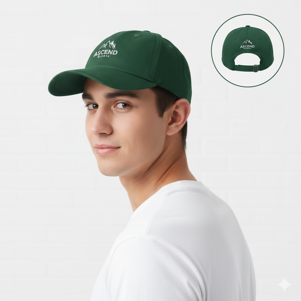 ASCEND GLOBAL DUAL-VIEW GREEN ADVENTURE CAP
